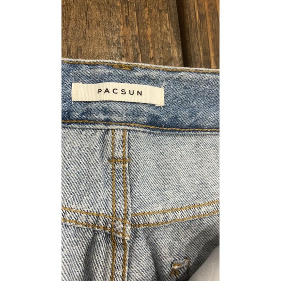 PacSun Light Wash Denim Skirt - Picture 3 of 5